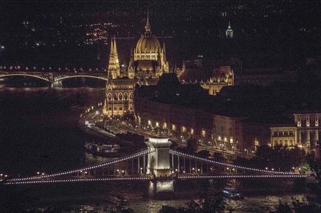 Budapest 6:  Night on the Danube  [Sky Watch Friday]