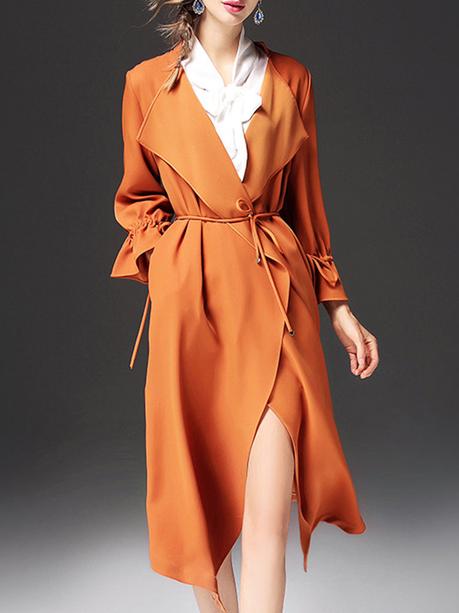 long trench coat dress