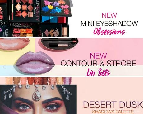 And Here Are 5 Products That You Must Get Your Hands Pretty With!!      Winter Solstice Collection     Hudabeauty Fauxfilter Foundation     Hudabeauty Mini Eyeshadow     Hudabeauty New Contour and Strobe Lip Sets     Hudabeauty Desser Dusk Palette