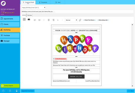 email and sms templates