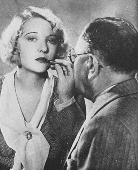 Max-Factor touches up-Dorothy Mackaill's lipstick Max-Factor-with-Dorothy-Mackaill