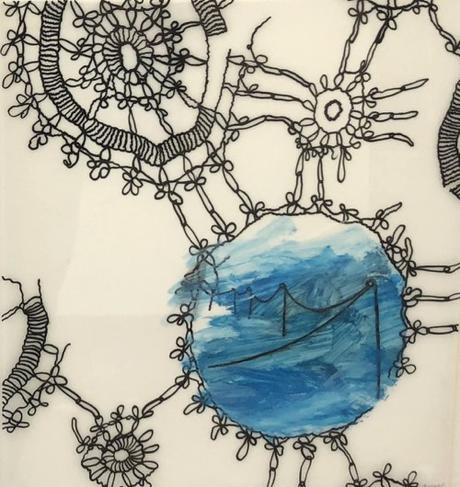 ARTmonday: Montserrat College of Art Small Works Sale Boston Artist Antoinette Winters Abstract Artwork