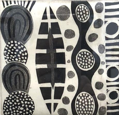 ARTmonday: Montserrat College of Art Small Works Sale Boston Artist Lisa Houck Woodcut