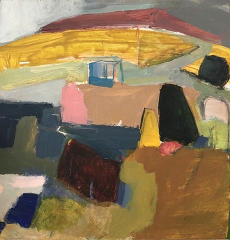 ARTmonday: Montserrat College of Art Small Works Sale Boston Artist Loren Doucette Abstract Painting