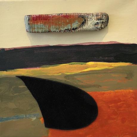 ARTmonday: Montserrat College of Art Small Works Sale Boston Artist Dean Nimmer Abstract Painting