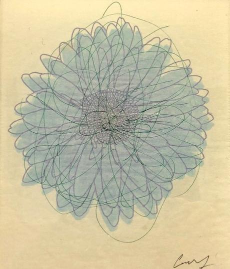 ARTmonday: Montserrat College of Art Small Works Sale Boston Artist Casswang Fraley Flower Drawing