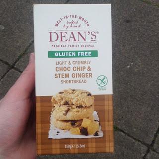 Dean's Gluten Free Choc Chip & Stem Ginger Shortbread