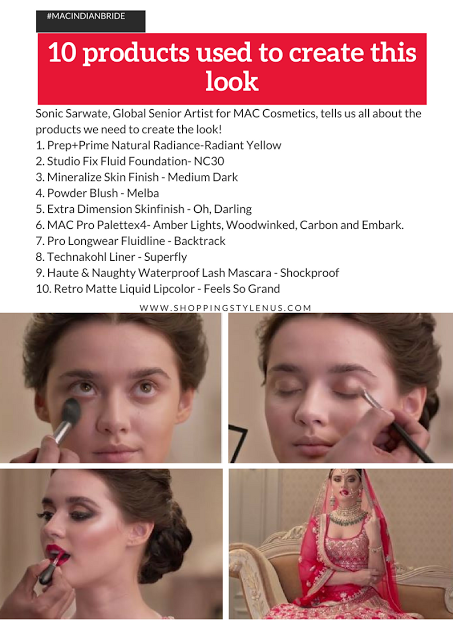 #MACINDIANBRIDE - 10 Products used to create this stunning Indian Bride Look