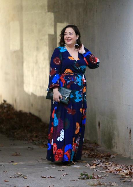 What I Wore: Dark Floral