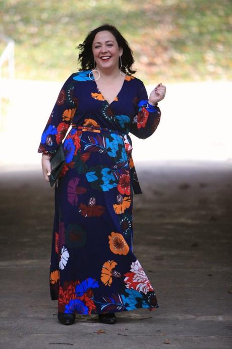 What I Wore: Dark Floral