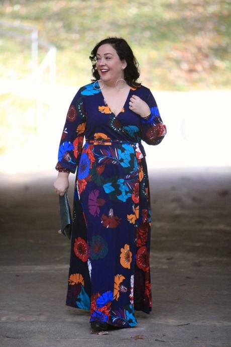 What I Wore: Dark Floral