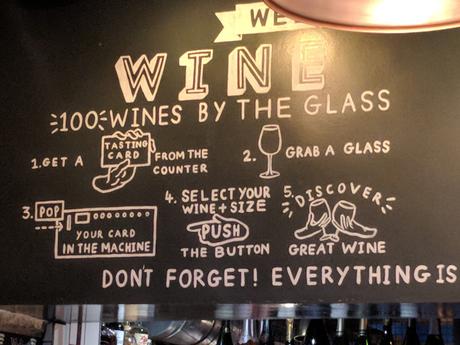 Load your card, collect a glass and dispense your own wine at Vagabond, Northcote Road, Clapham Junction