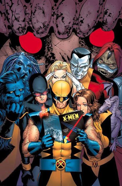 The X-Men Reading 'Previously on X-Men' 