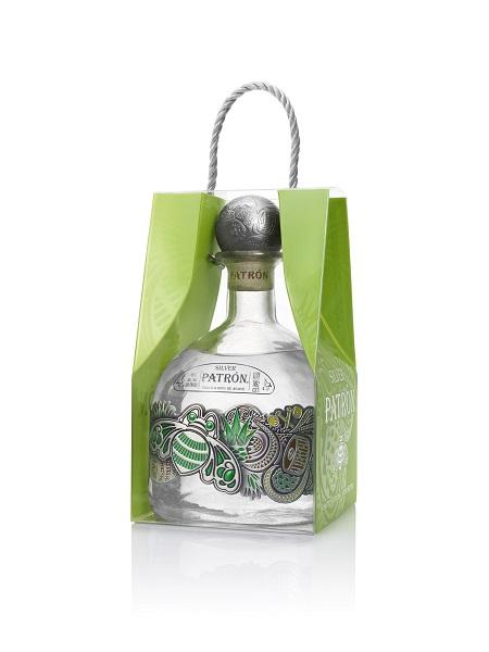 Patrón Tequila Silver One-Liter Limited Edition Bottle 