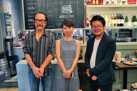 (Left) Hal Suzuki - MD of Planet Ads & Design, (Centre) Hisae Sakamoto - SINLESS creator, (Right) Makoto Oiishi - MD of Planet Ads & Design