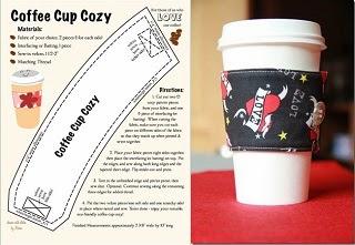 Image: Reversible Coffee Cup Sleeves by craftystaci.com