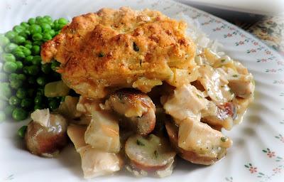 Cheesy Cornbread Turkey Pot Pie