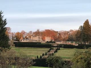 Autumn skies at Easton Walled Gardens