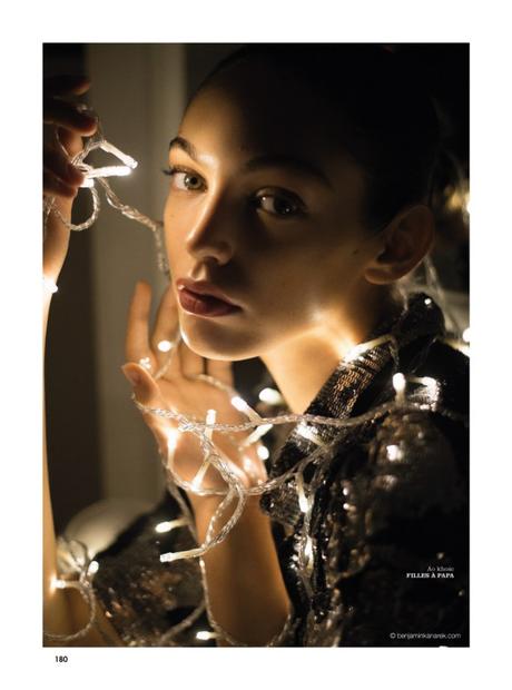 Light Me Up with Anisia Khurmatulina by Benjamin Kanarek for ELLE