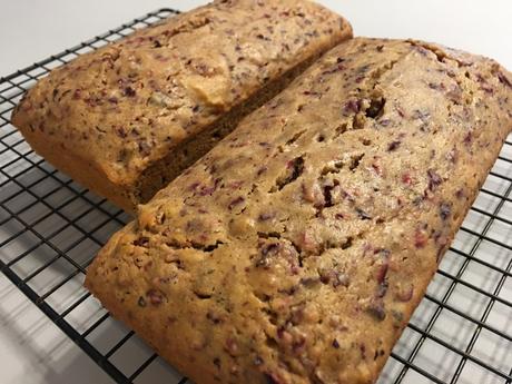 Cranberry and Toasted Pecans Holiday Bread