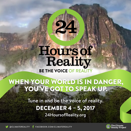 Let's get real: #24HoursofReality coming soon! #ClimateRealityProject #ClimateChang