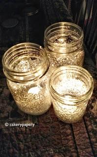 Make your own Glitter Mason Jar Candles Image: Make your own Glitter Mason Jar Candles