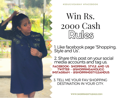 This giveaway/contest is open for all Indians who love to shop. Non-shoppers please stay away!! Love and Light