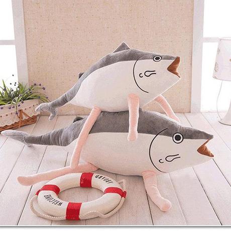 large fish shaped pillows