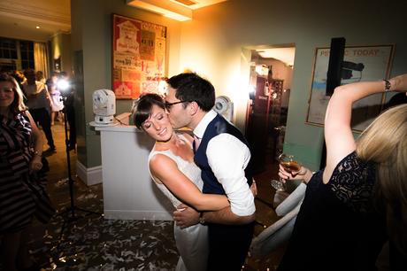York & Albany Wedding Photography first dance kiss