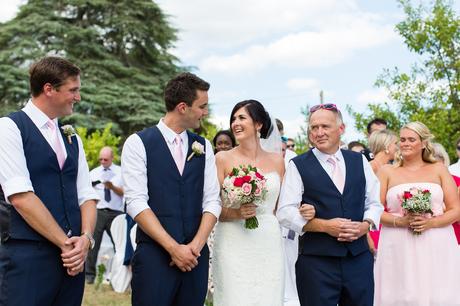 Villa Catignano Siena Wedding Photography outdoor ceremony