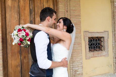 Villa Catignano Siena Wedding Photography bride and groom