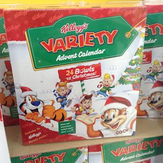 kelloggs cereal advent calendar