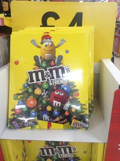 m&ms and friends advent calendar