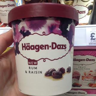 haagen dazs rum and raisin