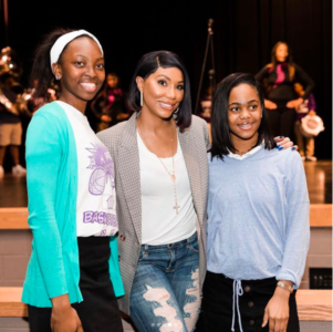 Tamar Braxton Surprise Students At  A Birmingham High School