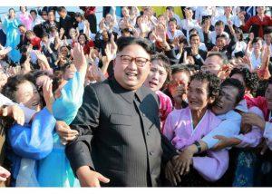 Kim Jong Un Attends Photo-op with Schoolteachers