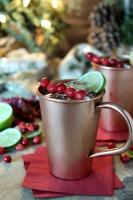 Cranberry Pomegranate Moscow Mule Cocktail