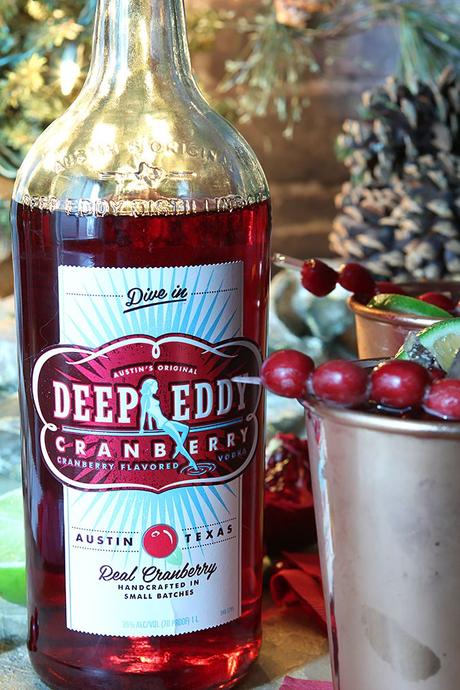 Cranberry Pomegranate Moscow Mule Cocktail