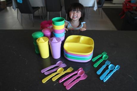 Kids tableware review: LOVE Little Earth Nest’s Replay recycled kids dining sets