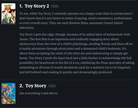 Ranking Pixar’s Movies, Post-Coco