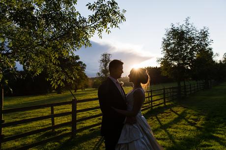 York Wedding photographers couple in the sunset