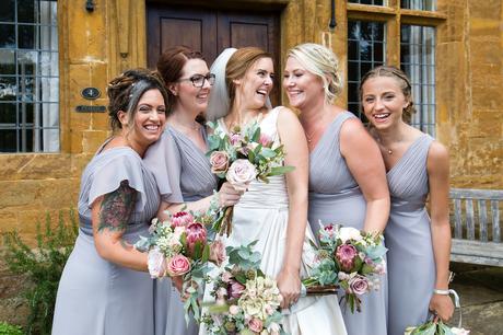 York Wedding photographers bridesmaids group