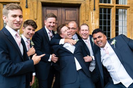 York Wedding photographers groomsmen group