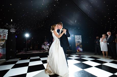York Wedding photographers first dance