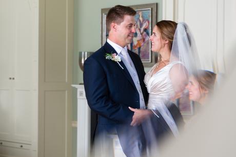 York Wedding photographers reflection portrait