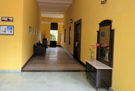 A view of the corridors at Metropole