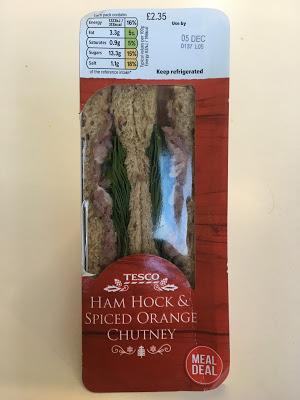 Today's Review: Tesco Ham Hock & Spiced Orange Chutney Sandwich