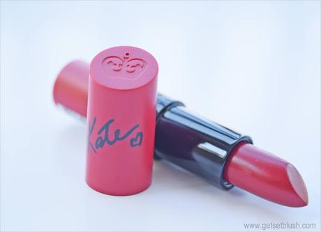 RIMMEL Lasting Finish Matte by Kate Moss in #111 #KissOfLife Review, Swatches