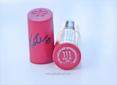 RIMMEL Lasting Finish Matte by Kate Moss in #111 #KissOfLife Review, Swatches