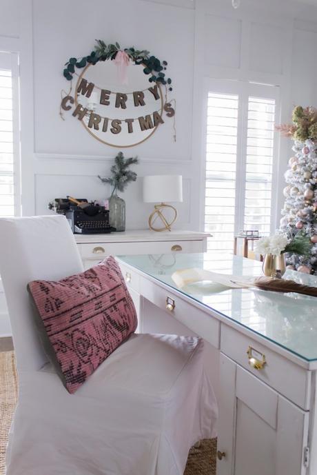 I’m Dreaming of a White Christmas Holiday Home Tour-Part II Office